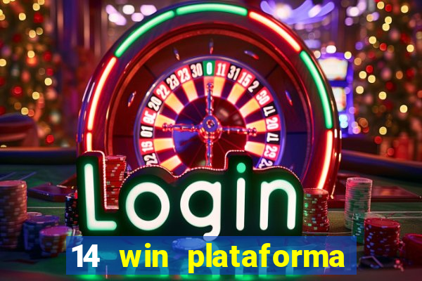 14 win plataforma de jogos